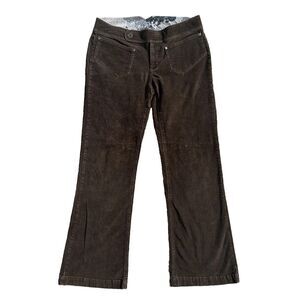 The North Face Corduroy Flare Pants Womens 10 Brown Bootcut Y2K Grunge Outdoor